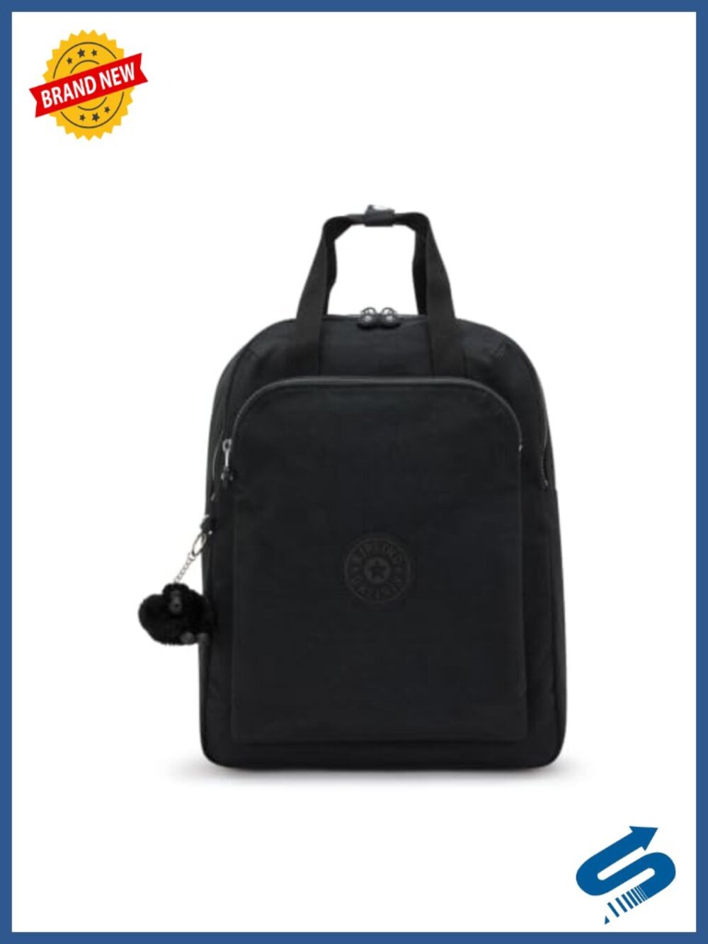 Kipling Kazuki L Backpack Nylon Travel Daypack Fits 15" Laptop